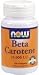 Beta Carotene 25000 IU 100 Softgel NOW Foods