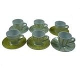 BODUM - K1700-03-167 Set of 6 Espresso Cups - yellow  from BODUM