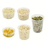 Contr Pls Food 32Oz Trans Micro Gourmet per CS
