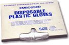 Plastic Disposable Gloves (10000 ct) Size Large