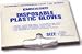 Plastic Disposable Gloves (10000 ct) Size Medium