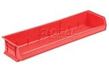 Akro Bins 33W Stacking Bin 33 X 8-7/10 X 5 Red. Package of 4