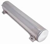Radiator Overflow Tank Polished Stainless Steel Incl. Mounting Brackets 3 in. Dia. x 16 in.