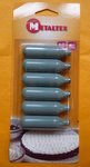 Metaltex - 315253200 - Pack de 6 cartouches azote pour siphon à crème