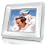 Coby DP-882 8-Inch Digital Photo Frame with Built-In MP3 Player