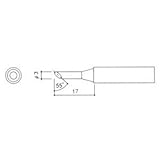 エスコ ３．２ｍｍこて先（ＥＡ３０４ＡＪ用） EA304AJ-8