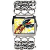 ED HARDY UHR LYNX BIRD M. SWAROVSKI STEINEN