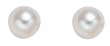 14k Yellow Gold 3mm Freshwater Cultured Pearl Children's Earrings