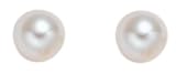 14k Yellow Gold 3mm Freshwater Cultured Pearl Children's Earrings