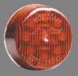 2 in. Round LED Clearance Marker (Grommet mount) (Red)