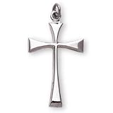 Sterling Silver Cross and 16-inch Chain