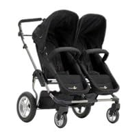 First Wheels City Twin Pushchair Black