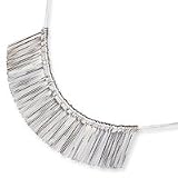 Sterling Silver 16inch Polished Snake Necklace QH336-16