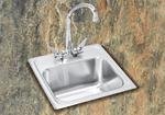 Elkay BLR152 Lustertone Bar Sink Stainless Steel Stainless Steel 15 L. x 15 W.