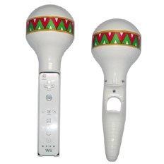 Remote Control Maraca Grip for Nintendo Wii Samba Game