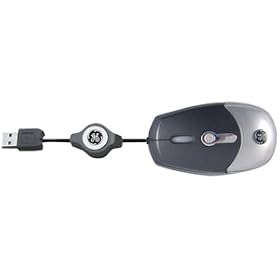 GE 98762 Laptop Retractable Optical Mini Mouse