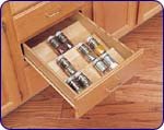 Rev-A-Shelf Spice Drawer Insert, Base 24 or smaller