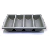 BIN CUTLERY 4-COMPT GRAY, EA, 16-0196 TABLECRAFT PROD. CO, INC UTILITY CARTS