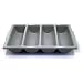 BIN CUTLERY 4-COMPT GRAY, EA, 16-0196 TABLECRAFT PROD. CO, INC UTILITY CARTS Image