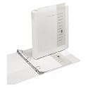 Antimicrobial Binder, Round Ring, 1 1/2" Capacity, Black (SAM18250) Category: Report Covers