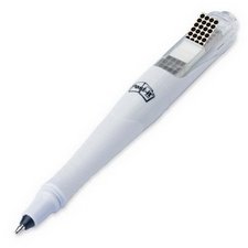 MMM692P2Black Ballpoint Pen, w/ 50 Flags, Medium Point, 2/PK, Black (MMM692P2Black)