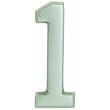 Gaines Mfg. CN-1 4" Satin Brass and Satin Nickel Numbers