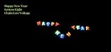 Happy New Year Frosted LED Light String