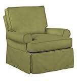 211ZnGYAd L. SL160  Kayla Designer Style Slipcovered Swivel Glider Rocker Accent Chair: Kayla Designer Style Slipcovered Swivel Glider Rocker Accent Chair
