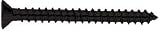 CRL Black #10 x 2 Wall Mounting Flat Head Phillips Sheet Metal Screw by CR Laurence