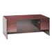 HON COMPANY 10600 Series Desk, 3/4-Height Double Pedestals, 72w x 36d, Mahogany
