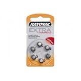 Rayovac Extra Advanced hearing aid battery type DA13 6-unit blister, 1,4V, Zink-Luft