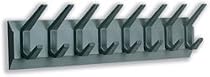 Acorn Linear Hat and Coat Wall Rack with Conclealed Fixings 8 Hooks Graphite Ref 319883