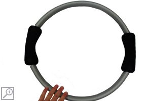 Pilates Toning Ring with Black Cushioned Grips