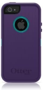 OtterBox Defender Series Case for the Original iPhone 5 (Not for iPhone 5C or 5S) Bulk Packaging - Purple / Teal (Holster Not Included)