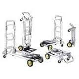 Hand Truck, Convertible, Collapsible, 250-400 Lb Capacity, 14 x 9 Toe Plate SAF4050