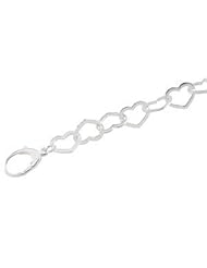 Heart Chain Sterling Silver Ch839 7 Inch