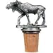 Pewter Moose Wine Bottle Stopper - 20-315
