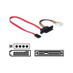 DELOCK Kabel SATA 22pin > 7pin+4pin Power NSS