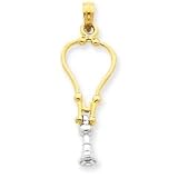 NursingPin - Nurse Jewelry - Stethoscope in 14K Gold