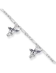 Sterling Silver Angel Bracelet QG1551-7"
