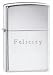 High Polish Chrome Engraved Zippo Lighter - Felicity Image