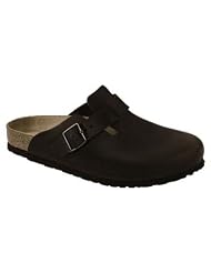 Birkenstock Boston , Unisex - Erwachsene Clogs & Pantoletten aus Fettleder