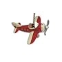 RED PLANE propeller AIRPLANE ceiling FAN PULL chain