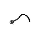 18 Gauge Black Titanium Nose Screw