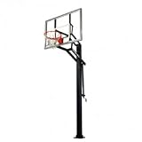 Goalrilla GLR GS III In-Ground Basketball System with 54-Inch Aluminum Framed Tempered Glass Backboard package/w Pole Pad Free shipping