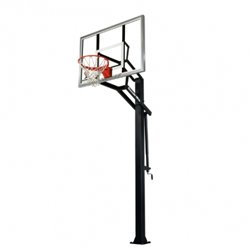 Goalrilla GLR GS III In-Ground Basketball System with 54-Inch Aluminum Framed Tempered Glass Backboard package w Pole Pad Free shipping