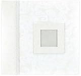 Memories In The Making 12 x 12 Postbound Scrapbook Photo Wedding Album With Photo Frame Cover, Braid Trim & Boxed.