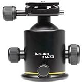 Induro DM-23 DM-Series Ballhead with 1/4-20 Quick Release Plate, Supports 39 lbs.