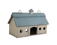 Barnstorm Birdhouse Blue Roof Long