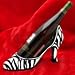 Zebra Stiletto Wine Bottle Holder